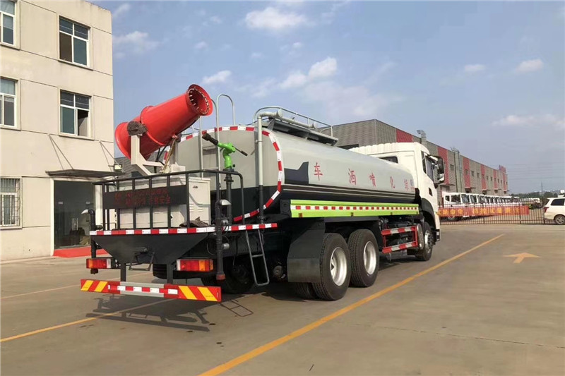東風(fēng)天龍后八輪20噸噴霧車，國(guó)六綠化噴灑車